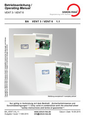 SIMON RWA VENT 3 Operating Manual