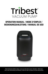 Tribest TVP-1050 Operation Manual