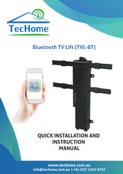 Techome TVL-BT Quick Installation And Instruction Manual