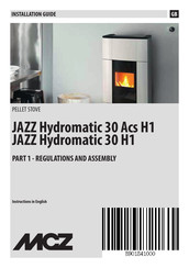 MCZ JAZZ Hydromatic 30 Acs H1 Installation Manual
