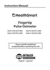 HealthSmart 40-811-000 Manual Book