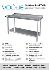 Vogue T381 Assembly Instructions Manual