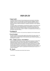 Albatron PX915P-2V User Manual