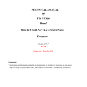 VIA Technologies VX800 Series Technical Manual
