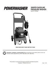 PowerWasher PW2600 Instructions Manual