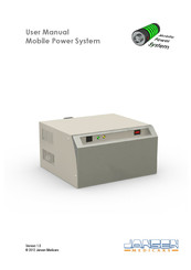 Jansen Medicars Mobile Power System User Manual