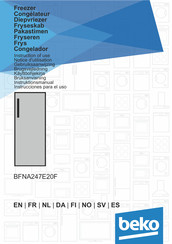 Beko BFNA247E20F Instructions Of Use