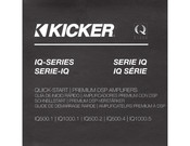 Kicker IQ500.1 Quick Start Manual