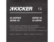 Kicker IQ500.2 Quick Start Manual