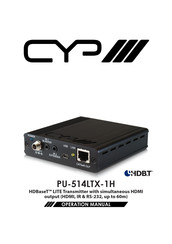 CYP PU-514LTX-1H Operation Manual
