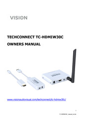 Vision TECHCONNECT TC-HDMIW30C Owner's Manual