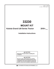 Douglas Dynamics 33230 Installation Instructions Manual