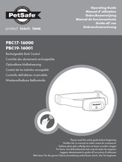 Petsafe PBC19-16001 Operating Manual
