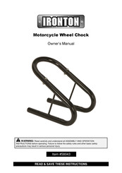 Ironton 58043 Owner's Manual