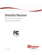 Cansec SmartFob SFR2RXB Installation Manual