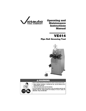 Victaulic VE414 Operating And Maintenance Instruction Manual