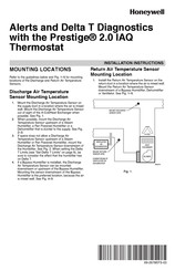 Honeywell Prestige 2.0 IAQ Installation Instructions Manual