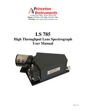 Princeton Instruments LS 785 User Manual