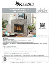 Regency Fireplace Products Bellavista B36XTE-LP11 Owners & Installation Manual