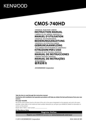 Kenwood CMOS-740HD Instruction Manual