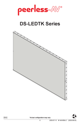 peerless-AV DS-LEDTK Series Manual