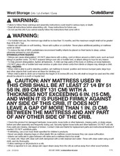 Crate&Barrel West Storage Assembly Instructions Manual