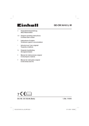 EINHELL GE-CM 36/43 Li M Operating Instructions Manual