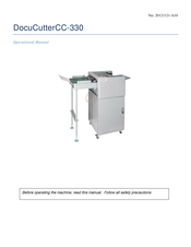 Duplo DocuCutter CC-330 Operational Manual