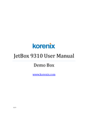 Korenix JetBox 9310 Series User Manual