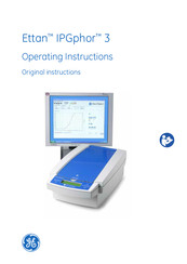 GE Ettan IPGphor 3 Operating Instructions Manual