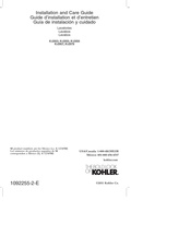 Kohler K-2979 Installation And Care Manual
