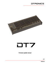DTronics DT7 Firmware Update Manual