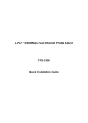 Planet FPS-3300 Quick Installation Manual