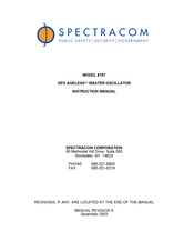 Spectracom 8197 Instruction Manual