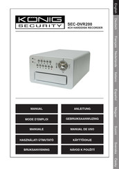 Konig Security SEC-DVR200 Manual