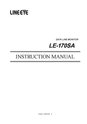 LineEye LE-170SA Instruction Manual