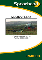 Spearhead MULTICUT 820 Handbook