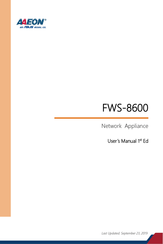 Asus AAEON FWS-8600 User Manual