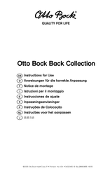 Otto Bock Otto Bock Breathable Back User Manual