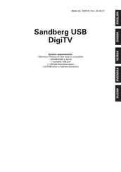 Sandberg USB DigiTV Manual