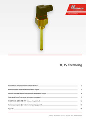 Buhler Thermolog EK2 Quick Manual