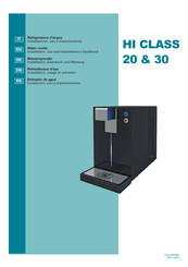 Espressa Coffee & Waters HI CLASS 20 Installation, Use And Maintenance Manual