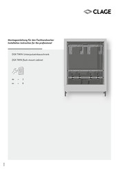 clage DSX TWIN Installation Instruction For The Professional
