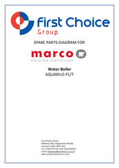 Marco AQUARIUS FC/T Service Manual