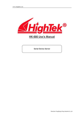 HighTek HK-880 User Manual