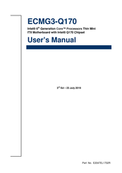 Avalue Technology ECMG3-Q170 User Manual