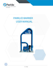 Parklio Smart Parking Barrier User Manual