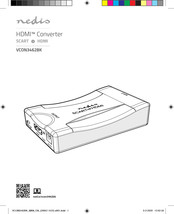 nedis VCON3462BK Quick Start Manual
