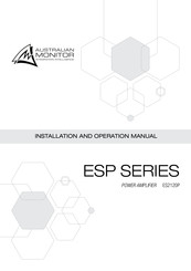 AUSTRALIAN MONITOR ES2120P Installation And Operation Manual
