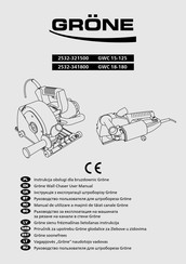 Gröne GWC 18-180 User Manual